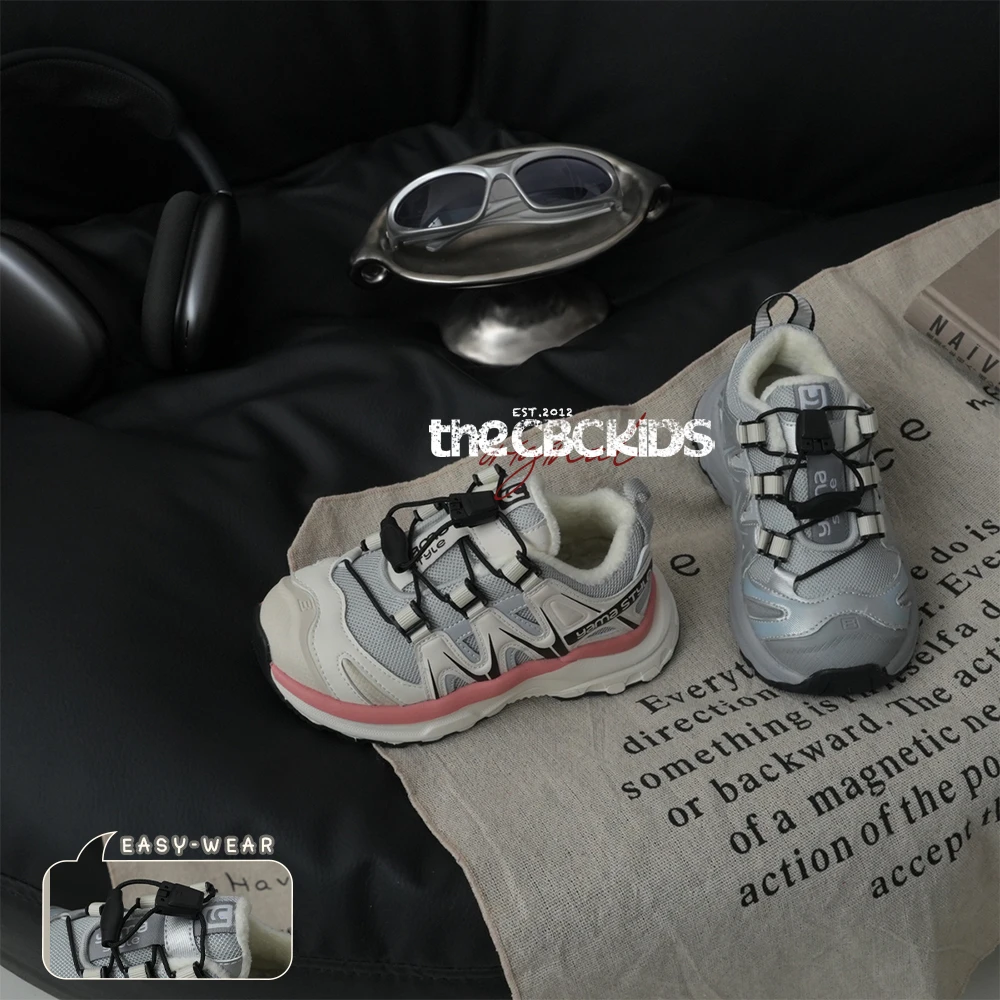 加绒 山系『运动先锋』复古儿童运动鞋秋冬加绒男女童248097