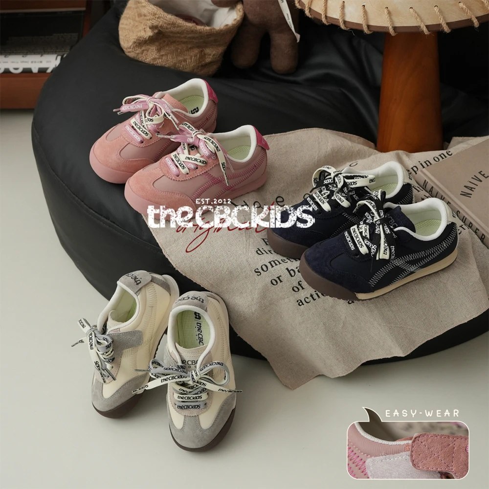 『日杂运动』复古儿童慵懒板鞋春夏男女童魔术贴 250008