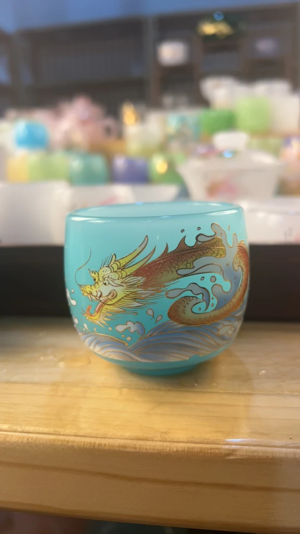 琉璃陶瓷主人杯
