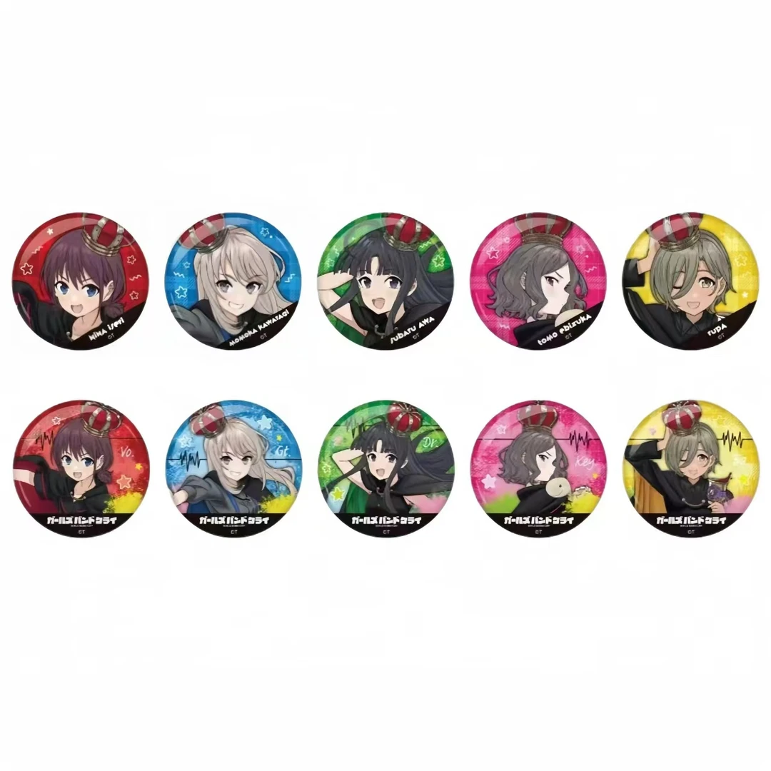 【哭泣少女乐队皇冠吧唧】全10种 哭泣少女 潮玩盲盒(拆盒代拆)