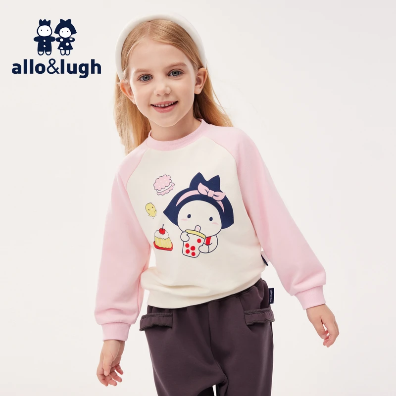 allo&lugh儿童童装2024秋季新款儿童长袖卫衣