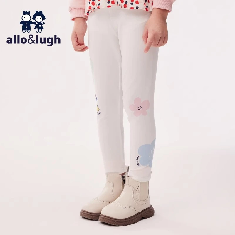 allo&lugh【花园农场】2024新款秋季儿童装女童针织弹性打底裤
