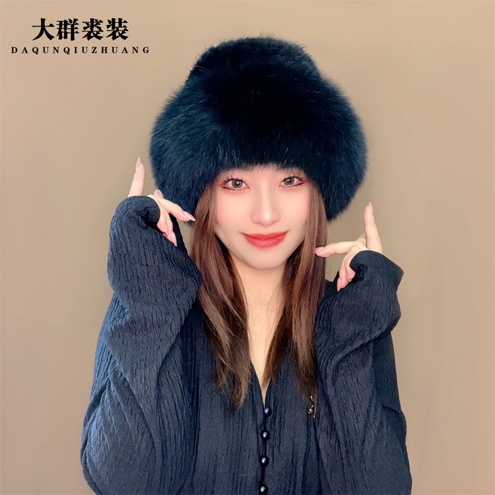 （大群推荐）2024时尚新款冬季女士保暖丽颖同款帽子