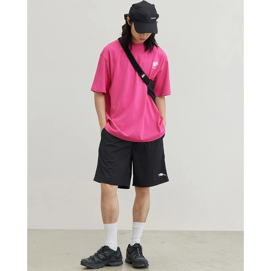 Crying center/哭喊中心轻薄速干沙滩裤松紧腰短裤户外休闲五分裤