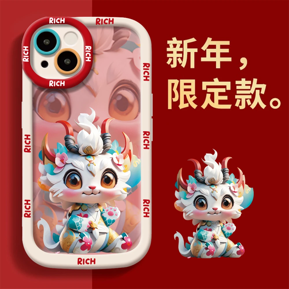 可爱卡通小奶龙适用iphone15苹果14手机壳女13华为vivo小米oppo套