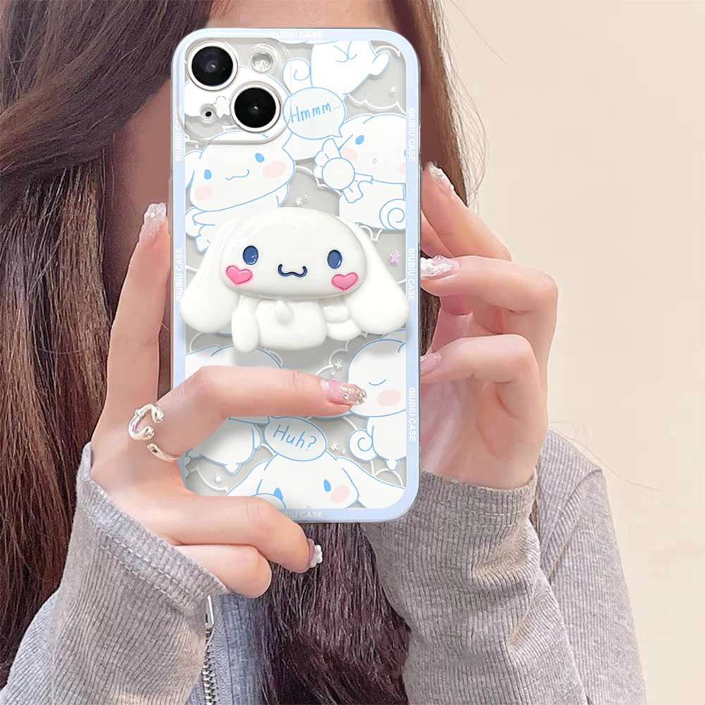 适用苹果/华为/OPPO/VIVO/小米D 可爱玉桂狗磨砂硅胶手机壳