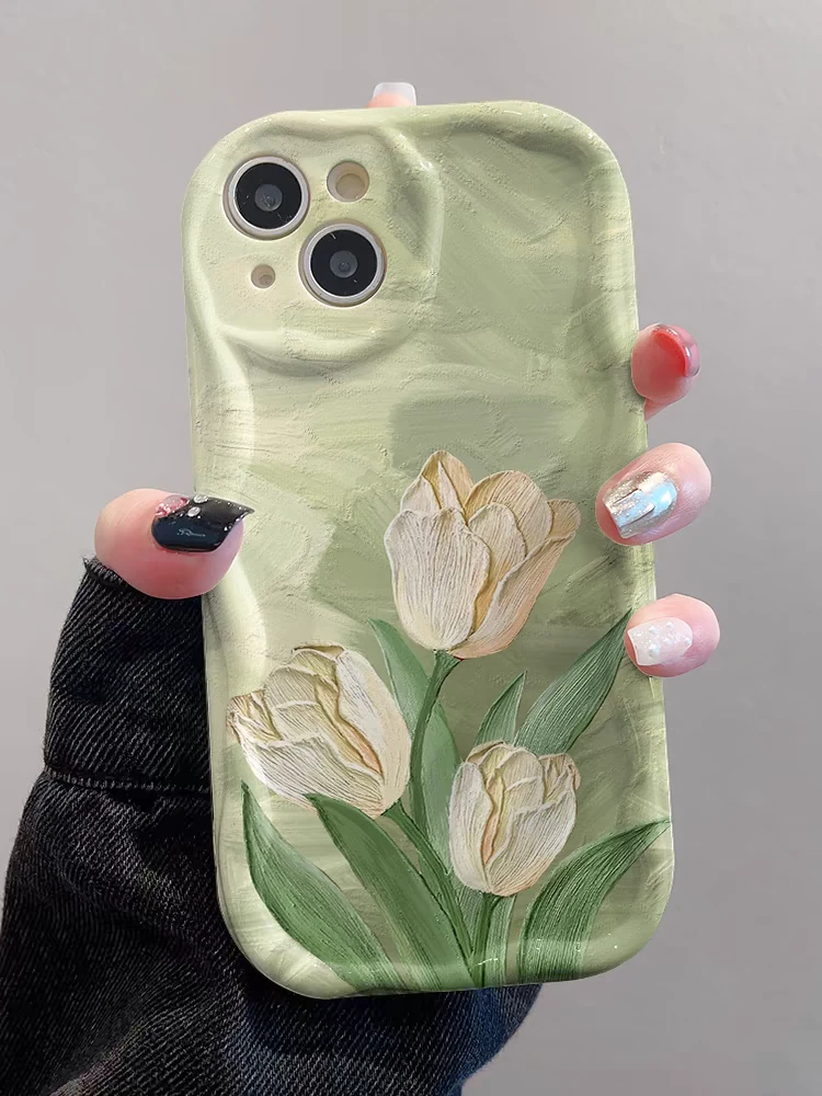 春日玫瑰适用iphone15苹果14手机壳13promax华为vivo小米oppo红米