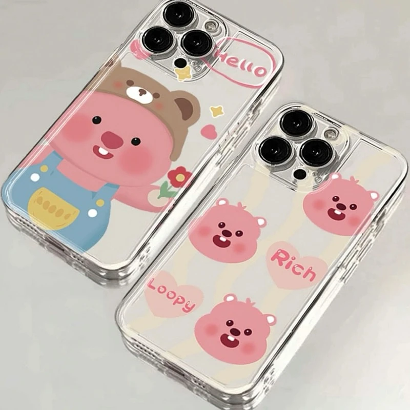可爱小花露比 适用iphone15/14手机壳女13promax华为vivo小米oppo