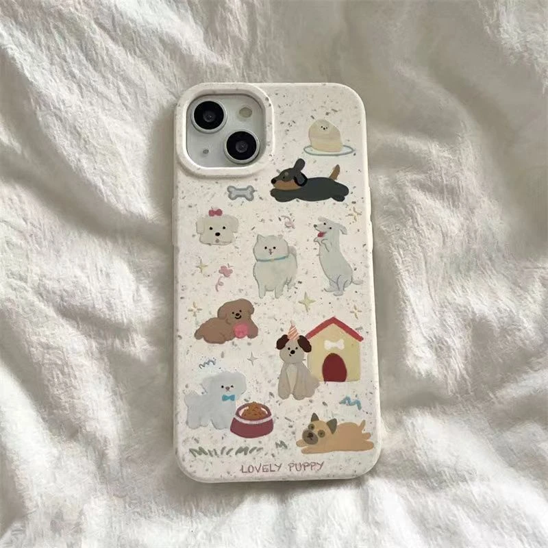 满屏可爱小狗适用iphone15苹果14手机壳13promax华为vivo小米oppo