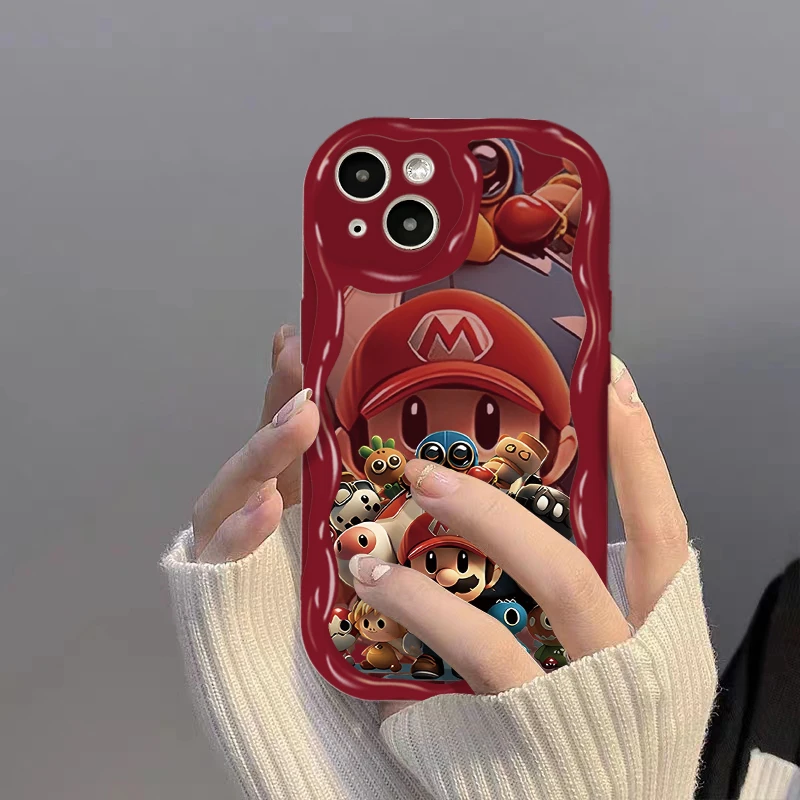 网红马里奥家族  适用iphone15苹果14手机壳13华为vivo小米oppo套