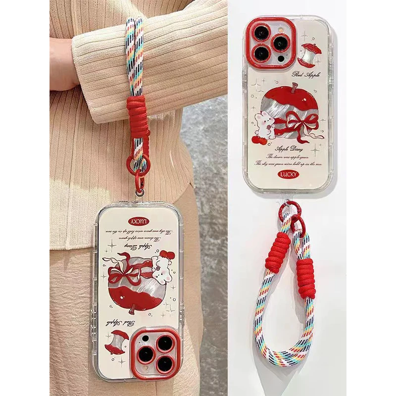 苹果适用华为mate60苹果oppo小米15/14/13promax防摔vivo手机壳女