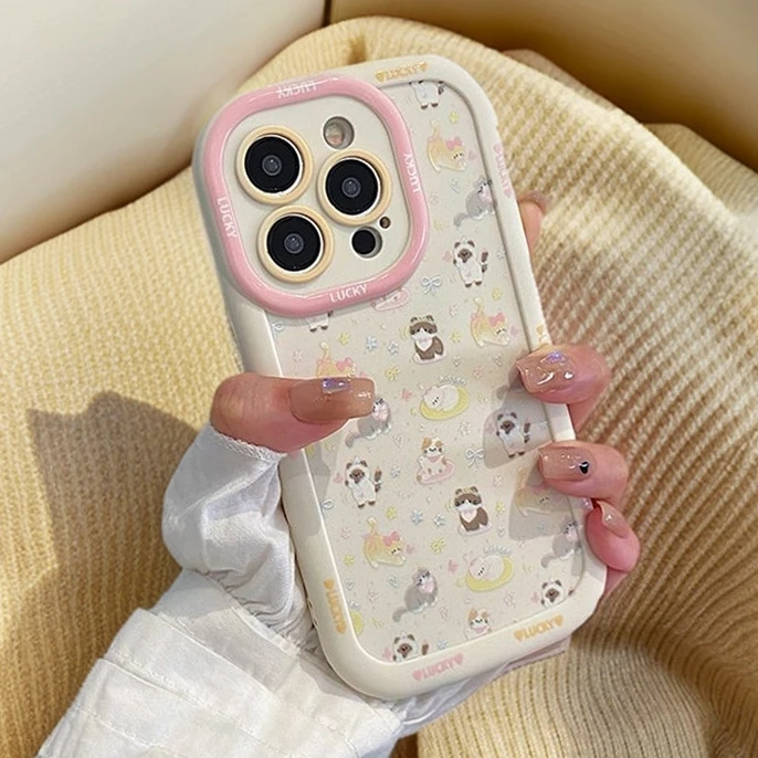 猫咪适用华为mate60苹果oppo小米15/14/13promax防摔vivo手机壳女