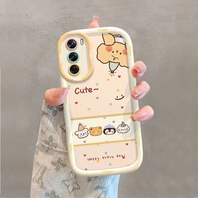 波点小动物适用iphone15苹果14/13promax华为vivo小米轻薄手机壳