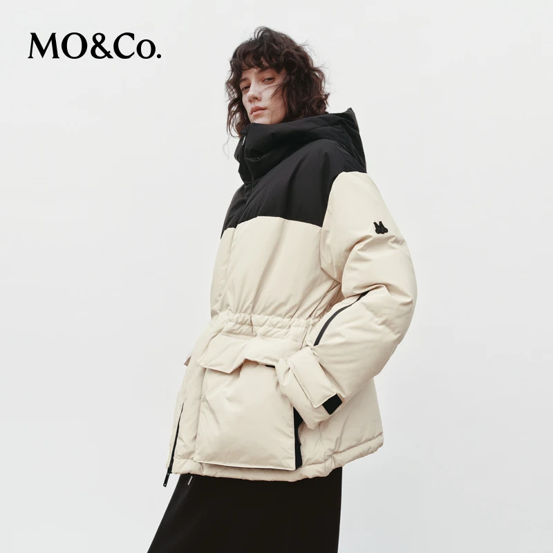 MOCO羽绒服90绒三合一功能覆膜撞色工装风外套MBD4EIN020