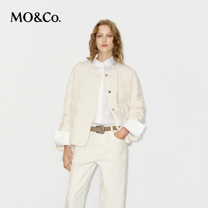 MOCO羽绒服冬绒子含量90%防风防水轻暖外套MBD4EIN022