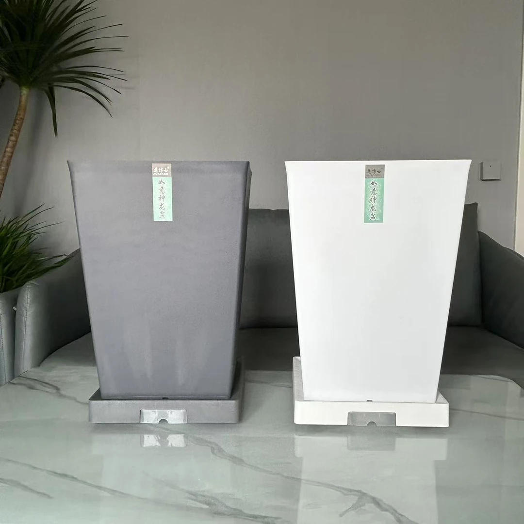 花博士高款仿水泥树脂大花盆天堂鸟龙血树百合竹客厅高档落地大盆