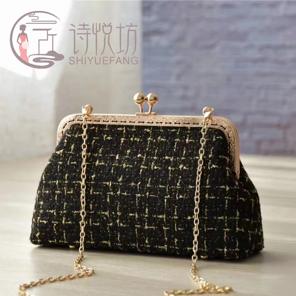 DIY口金包材料包手工制作与教程一起款式随机发【半成品】