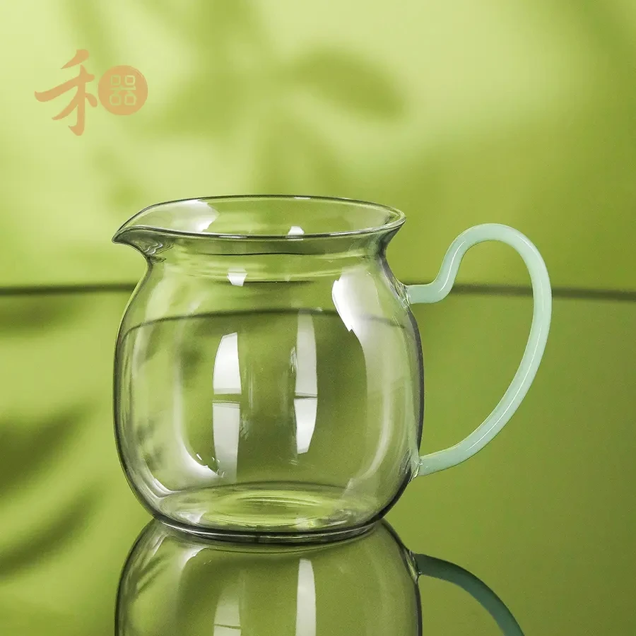 禾器晶彩美满茶海 公道杯大号茶海耐热高档功夫茶具匀杯分茶器