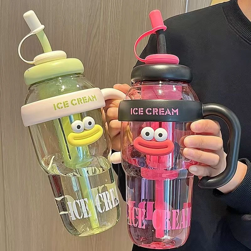 夏季韩版创意高颜值可爱风大容量幸运肚肚杯水壶学生大号喝水杯