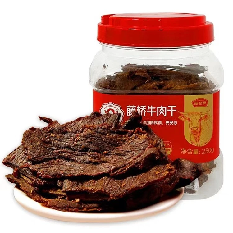 【整片更满足】藤桥牌湖岭手撕牛肉干即食零食休闲解馋高端零食推荐