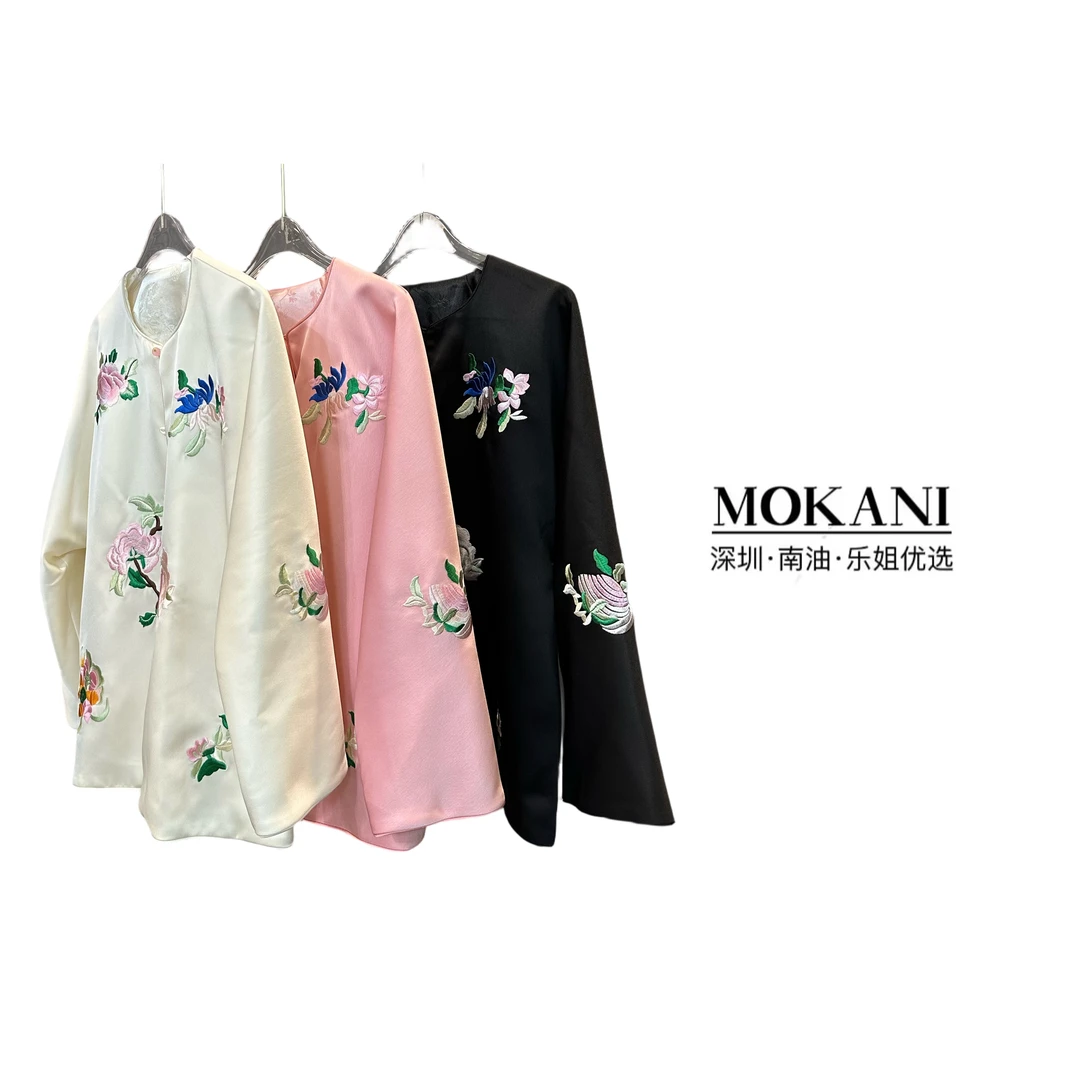 乐姐优选 | 「落花」重工刺绣绣花国风新中式外套 M202202