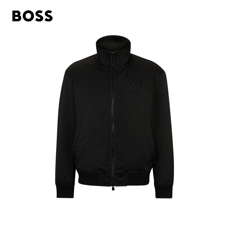 【冯唐龙年联名】BOSS博斯男2024年氛围感早春新年缎面夹克50509833