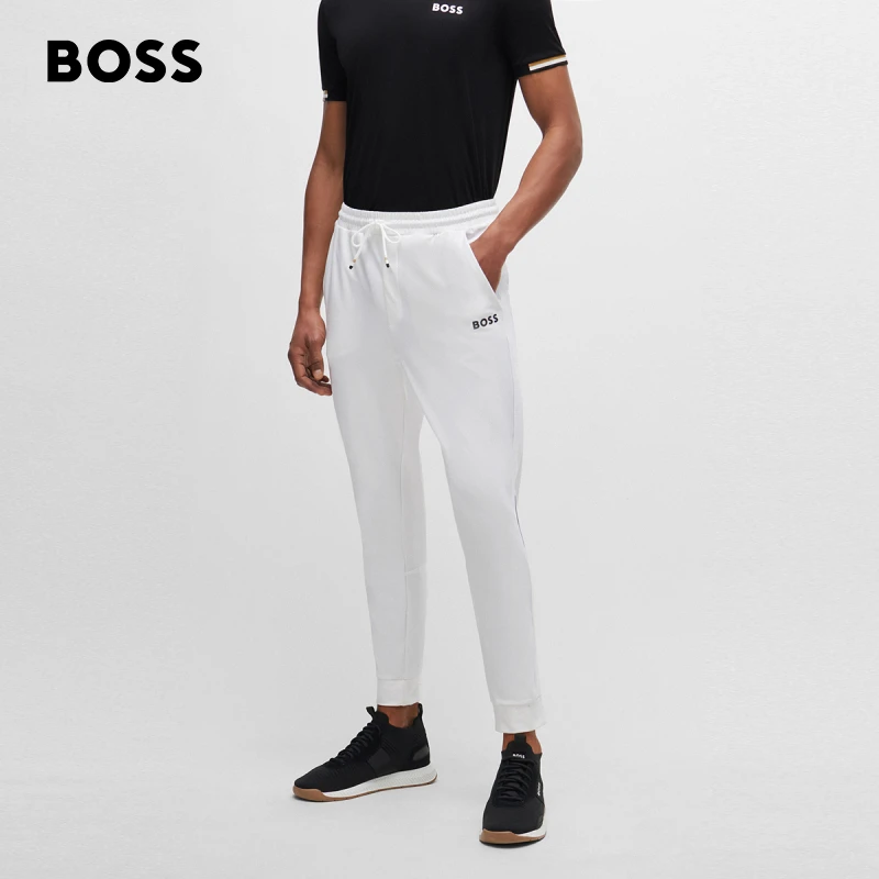 【BERRETTINI联名】【速干防晒消臭】BOSS博斯新款撞色卫裤50506163