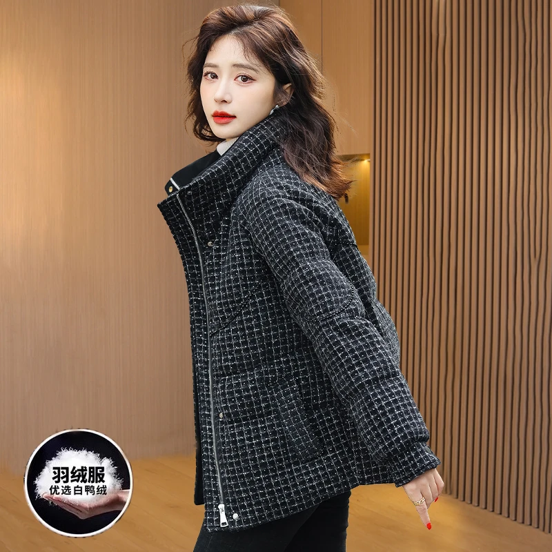 短款羽绒服女2025新款时尚洋气爆高端小香风外套品牌秋冬今年流行