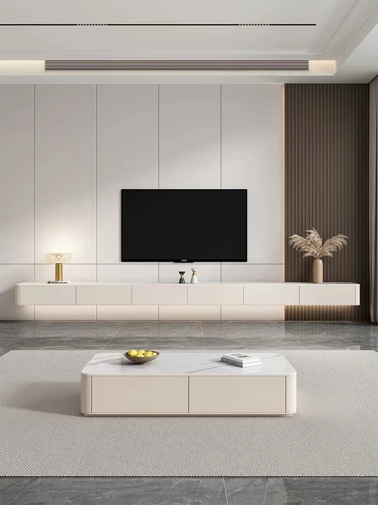 轻奢风格电视悬浮柜