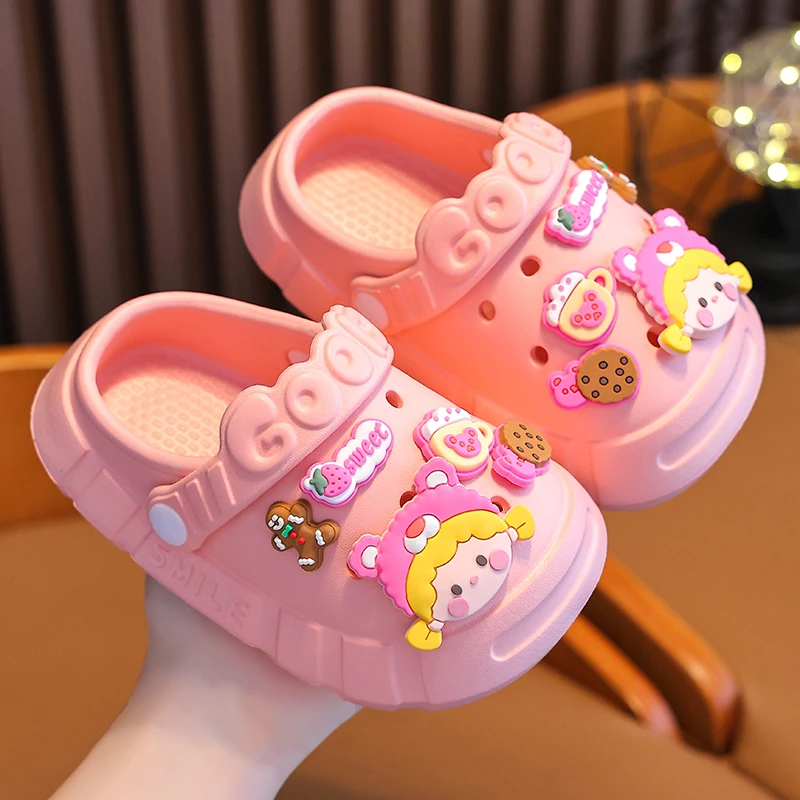 儿童凉拖鞋夏季女童室内居家洗澡防滑亲子公主宝宝男童软底凉拖鞋