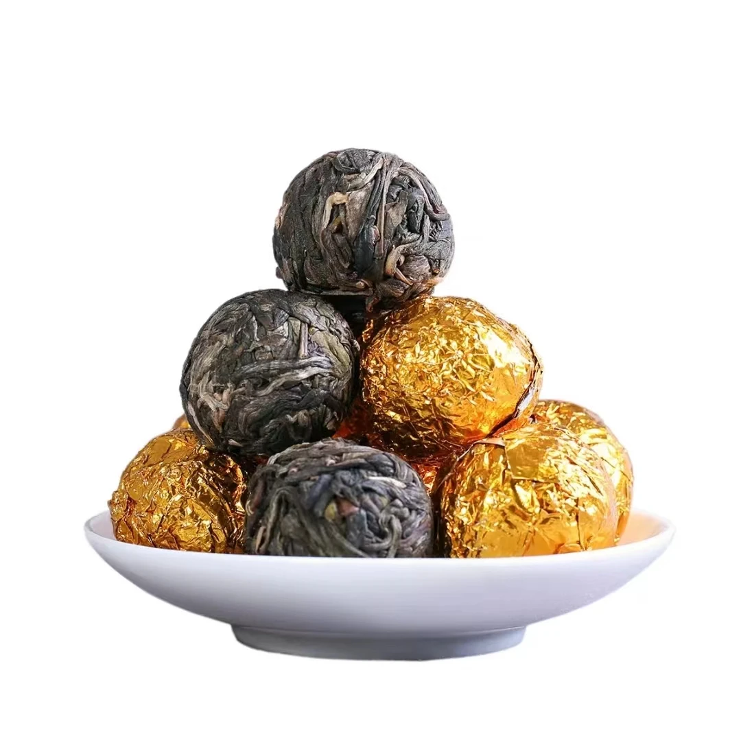 八塔13年 熟茶龙珠 抹谷岩韵古树茶王（境外昔归）-100-1.17