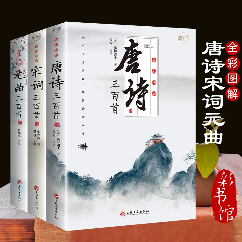 枕上诗书古文观止团购书籍推荐 唐诗三百首宋词初高中古诗词书