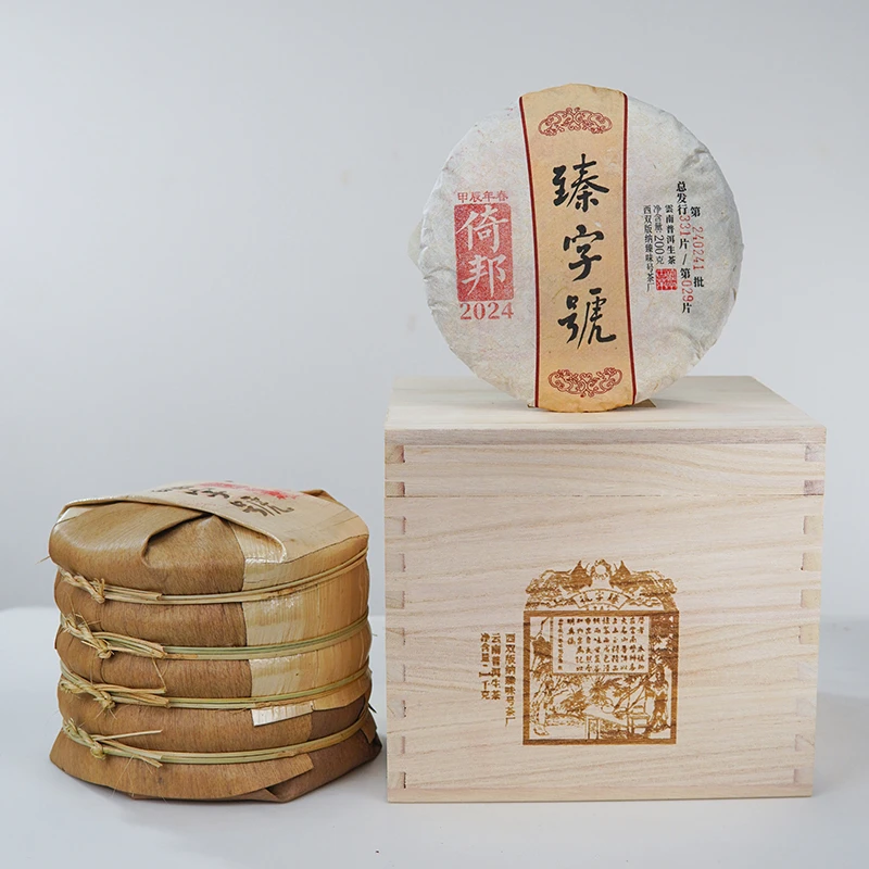 2024年有名 倚邦 春 云南高端古树普洱生茶200g