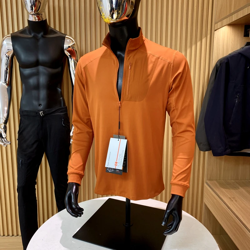 意大利LEAVO JOHNSON！秋冬男士综训高弹速干运动长袖T恤