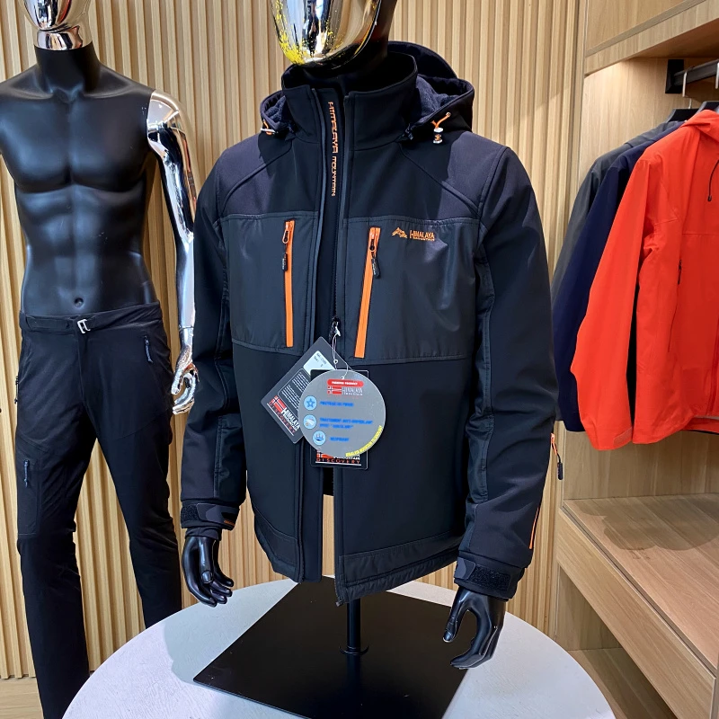 鼎级主推！抗寒零下30°！北欧挪威高端加绒加厚压胶软壳冲锋棉衣