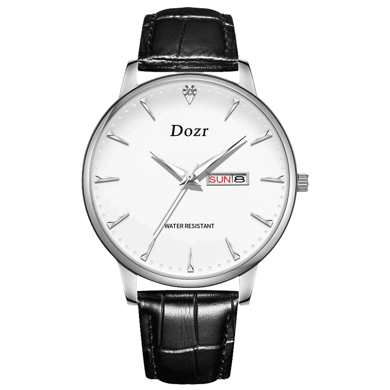 【10-专柜正品】--DOZR飞船系列-夜光防水经典百搭时尚商务潮流男表