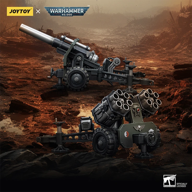 JOYTOY/暗源战锤40K星界军宏声野战炮火箭发射器套组1:18可动兵人
