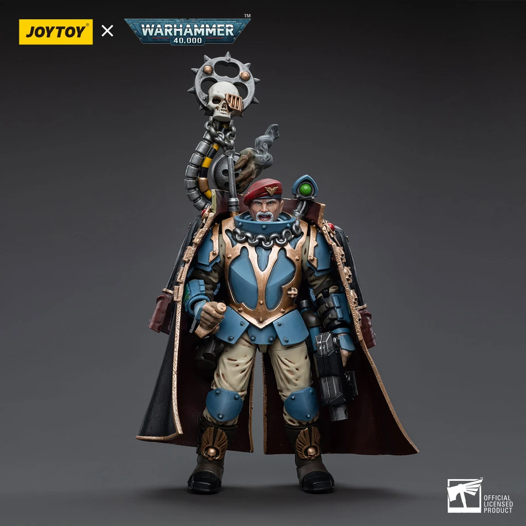 JOYTOY/暗源战锤40K 风暴忠嗣指挥小队 第55卡比克雄鹰兵团