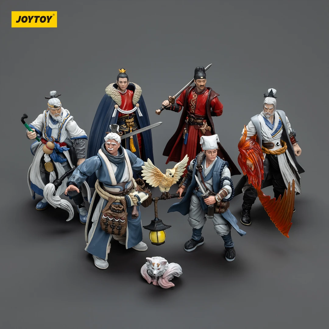 JOYTOY/暗源[直播]暗源江湖六人组1：18可动模型人偶