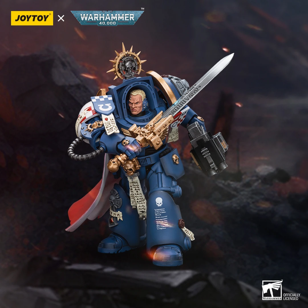 JOYTOY/暗源战锤系列 终结者连长阿格曼1:18可动模玩兵人