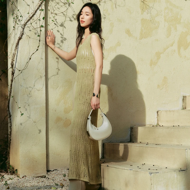 【商场同款】HPLY荷比俪夏新女镂空优雅浪漫针织衫HYE23650098