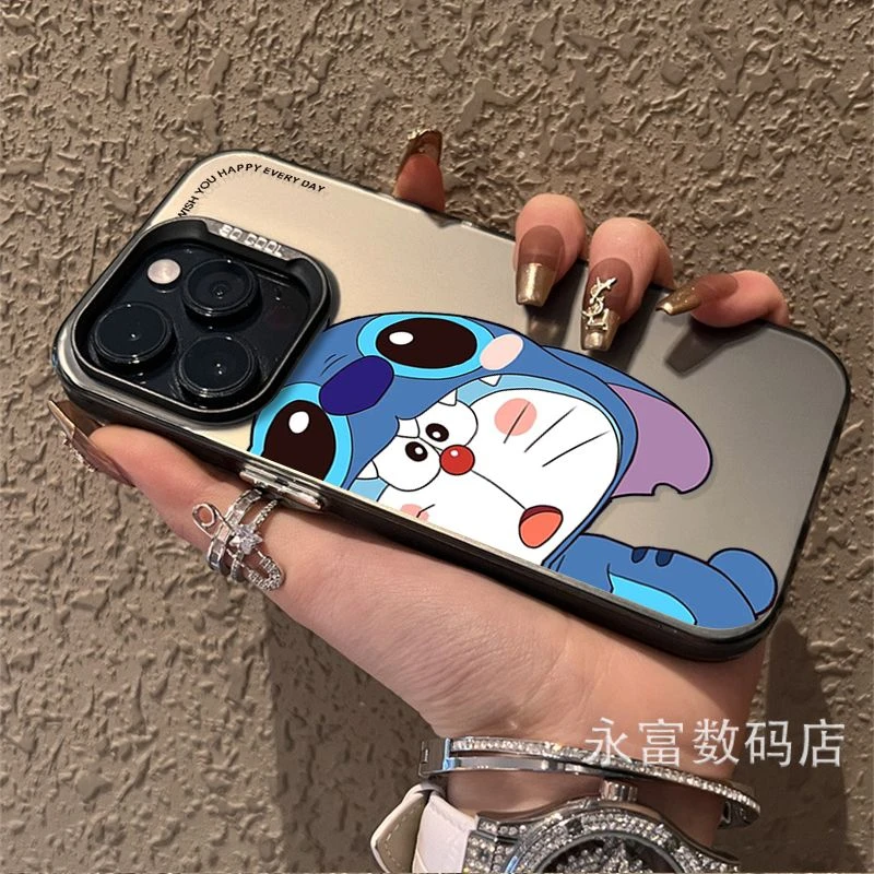 哆啦史迪仔苹果14promax手机壳iphone13PRO防摔12高级11全包XS 软