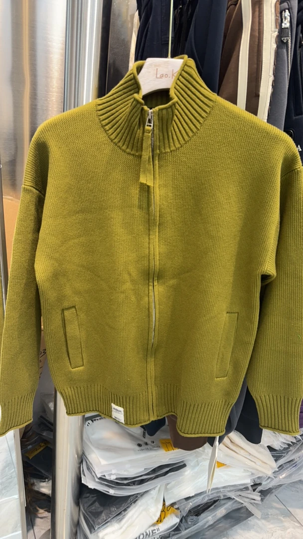 秋季新款针织开衫毛衣外套男士