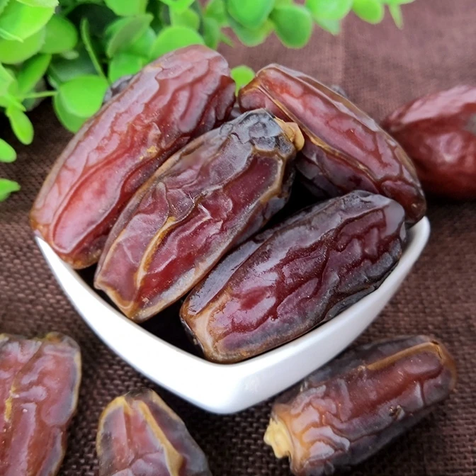 西域皇后营养甜糯香甜食用皮薄免洗蜜枣椰枣开袋即食500g包邮散装