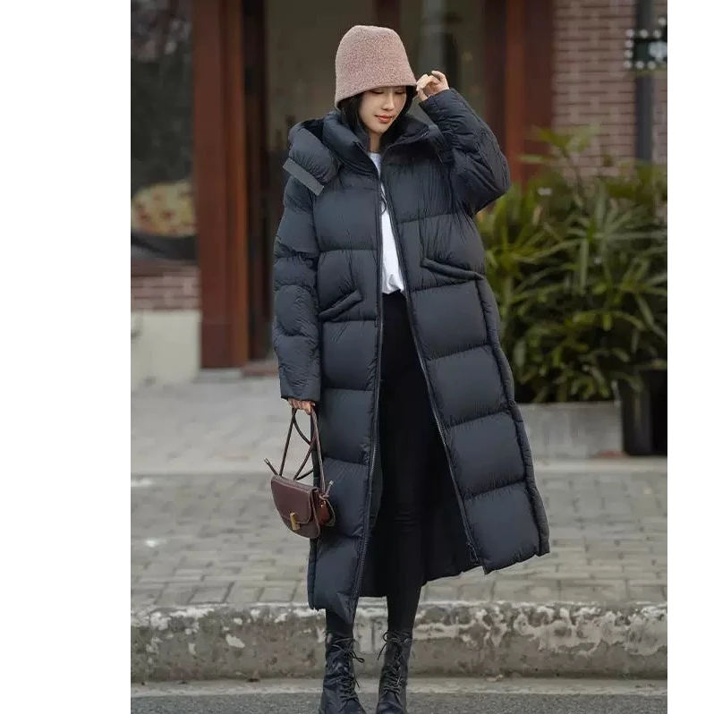 新款羽绒服女中长款过膝冬季宽松显瘦外套【习习】女款
