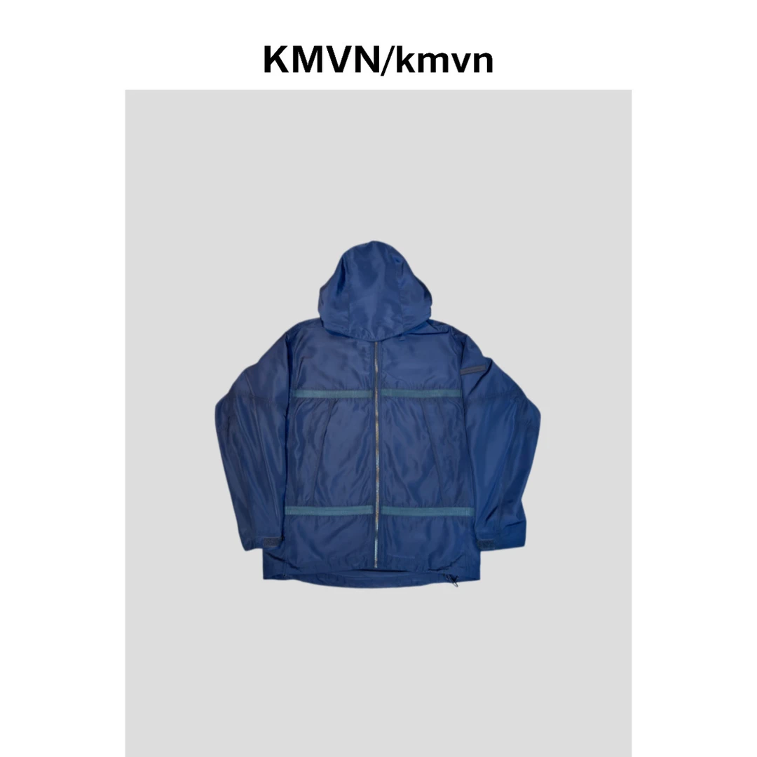 kmvn/kmvn【森尔】2024春季新款潮流设计感经典拉链风衣外套