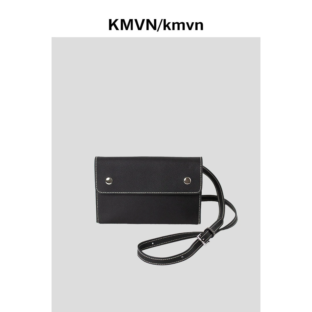 kmvn/kmvn【黑包】2025春夏新款时尚百搭原创设计单肩包
