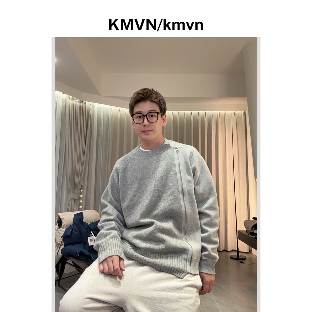 【枫晚】2025春季新款时尚百搭原创设计卫衣拼接羊毛衫