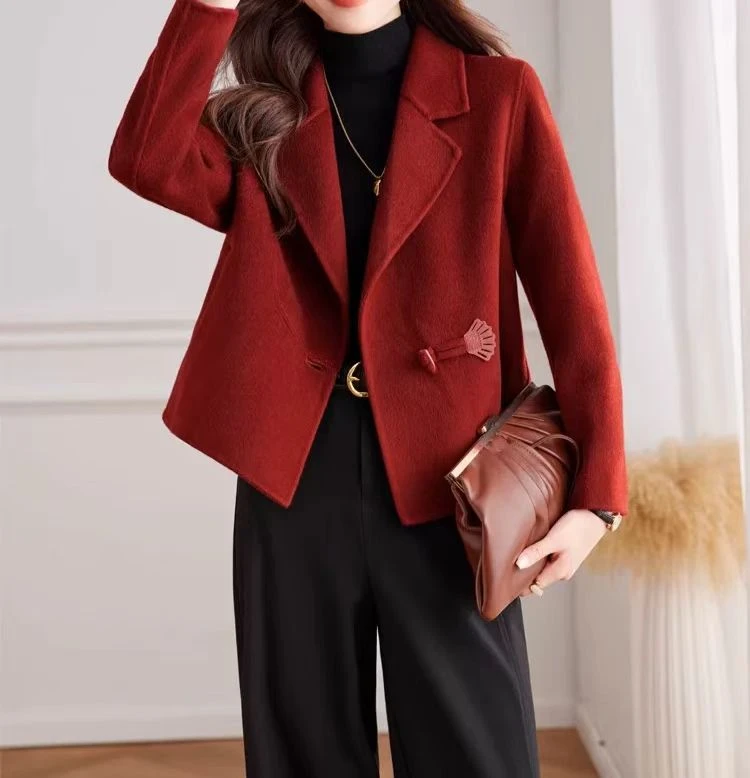 【81】果【孤品】时尚气质百搭西装设计师轻奢（无需备注）休闲拼接