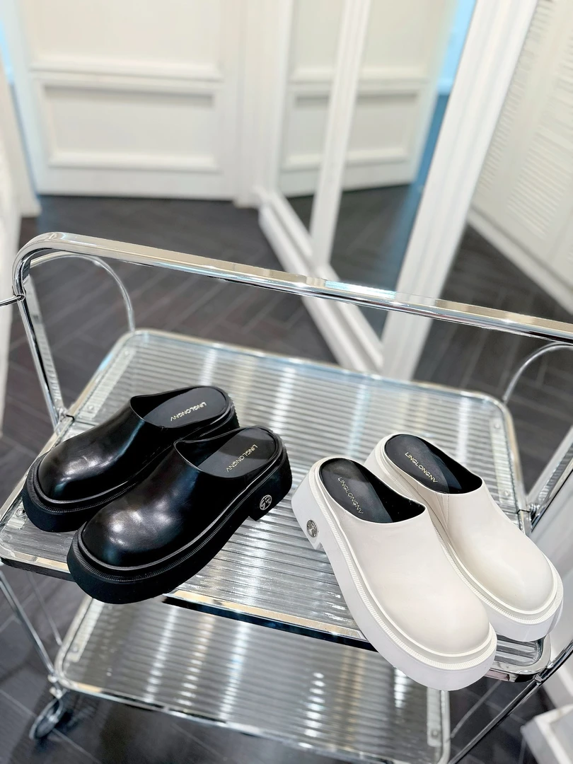 【聚新汇】2180-26厚底真皮百搭气质休闲通勤韩系乐福鞋乐福鞋